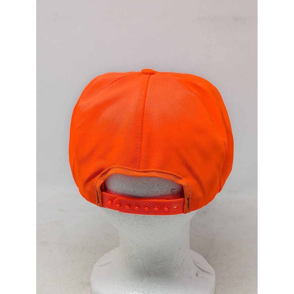 Vintage AT&T Snapback Hat Blaze Orange Kansas One Call Made in USA Mens Cap - Picture 3 of 7